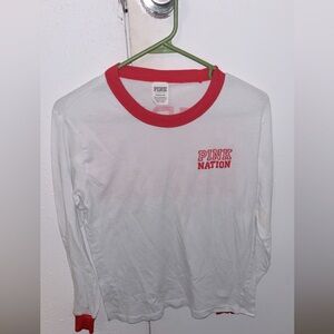 Long sleeve Victoria secret pink Tee
